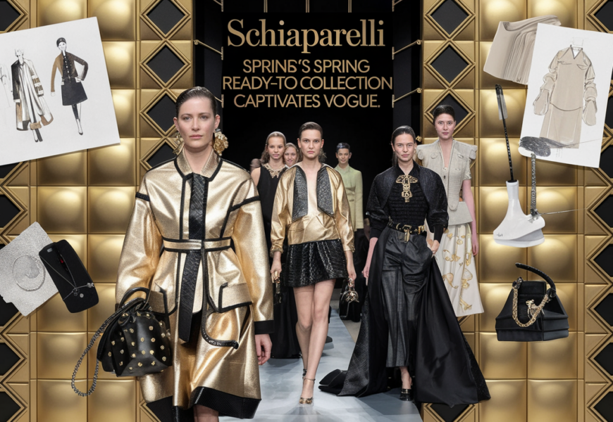 Schiaparelli’s Spring Ready-to-Wear Collection Captivates Vogue