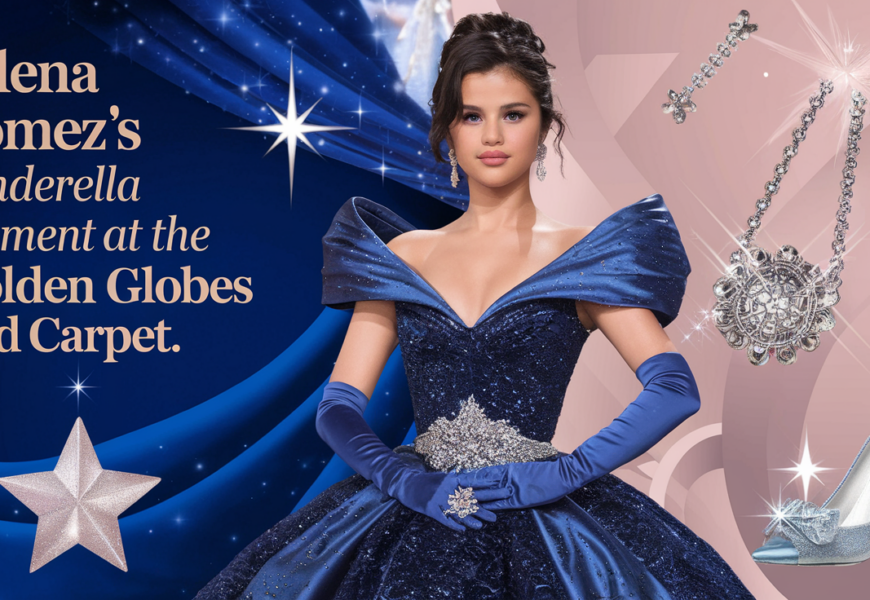 Selena Gomez’s Cinderella Moment at the Golden Globes Red Carpet