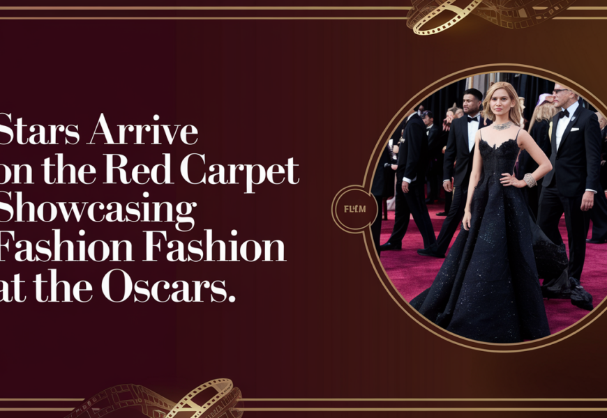 Stars Arrive on the Red Carpet Showcasing Fashion at the Oscars