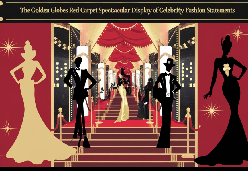 The Golden Globes Red Carpet: A Spectacular Display of Celebrity Fashion Statements